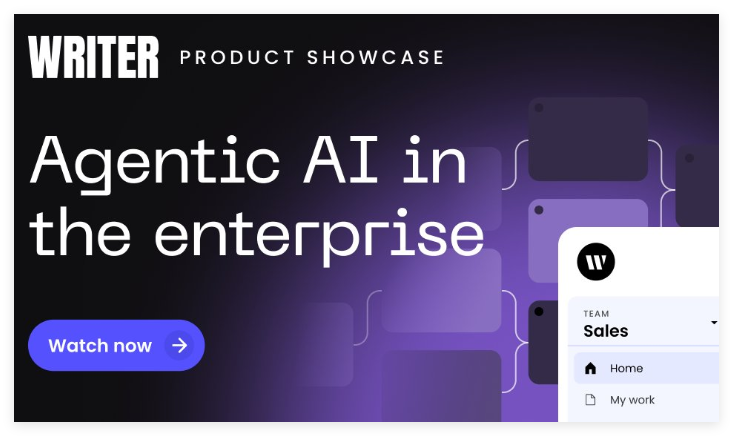 HQ平台 Writer推出AI 让企业AI代理一键赋能全流程