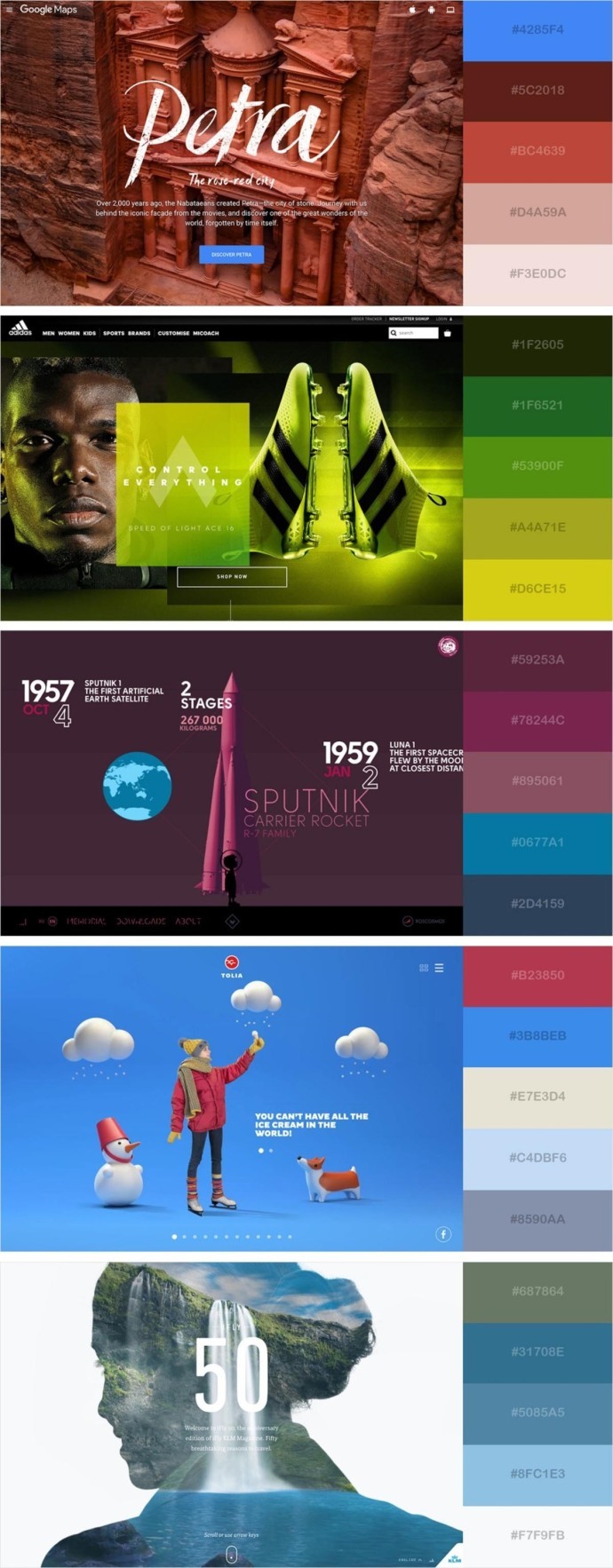 网站色彩搭配的艺术:遵循视觉设计基本原则