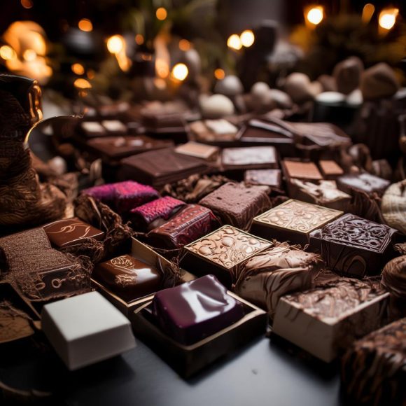 在巧克力的世界里构建视觉与听觉的艺术盛宴