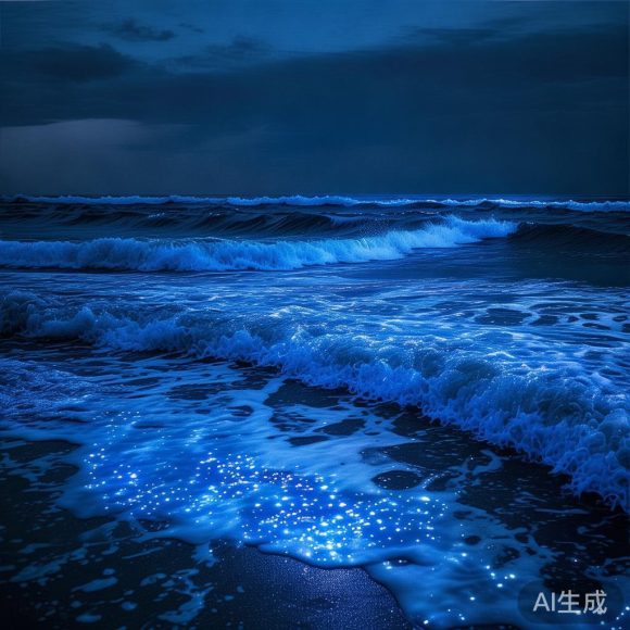 荧光海如梦如幻：邂逅现实中的“蓝色星河”