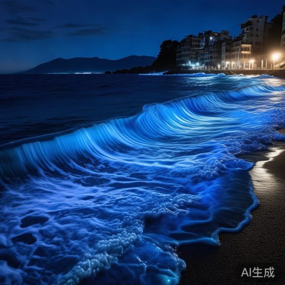 罕见！厦门海域突发“蓝眼泪”，梦幻荧光海引万人围观