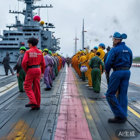 直击山东舰飞行保障全流程演练：实战化训练锤炼“深蓝尖兵”